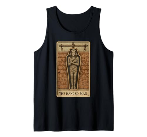 Ägypten Mummy The Hanged Man Ägyptische Tarotkarte Tank Top Ägypten Mummy The Hanged Man Ägyptische Tarotkarte Tank Top von Funny Arcana Egyptian Mythology Hieroglyphics
