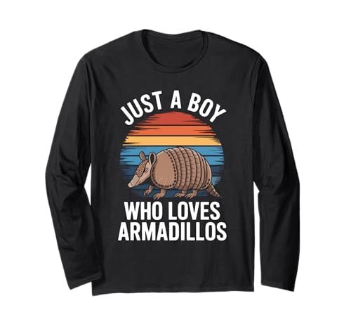 Nur EIN Junge, der Gürteltiere liebt, Tierfan, Gürteltier für Kinder Langarmshirt Nur EIN Junge, der Gürteltiere liebt, Tierfan, Gürteltier für Kinder Langarmshirt von Funny Armadillo Lover Clothing