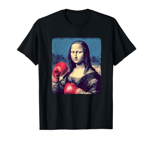 Boxhandschuhe Mona Lisa Art Kostüm für Jungen und Mädchen T-Shirt Boxhandschuhe Mona Lisa Art Kostüm für Jungen und Mädchen T-Shirt von Funny Art Boxing
