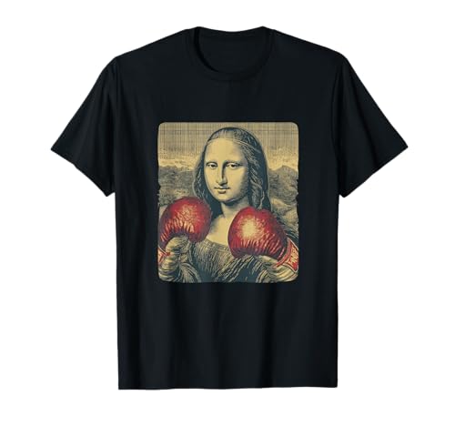 Lustiges Boxsport Mona Lisa Kostüm für Jungen und Mädchen T-Shirt Lustiges Boxsport Mona Lisa Kostüm für Jungen und Mädchen T-Shirt von Funny Art Boxing