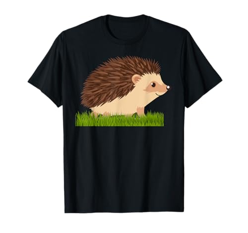 Igel Retro Art Tees Cute Igel Kinder Igel T-Shirts T-Shirt von Funny Artistic Hedgehog Retro Art Hedgehog Lovers