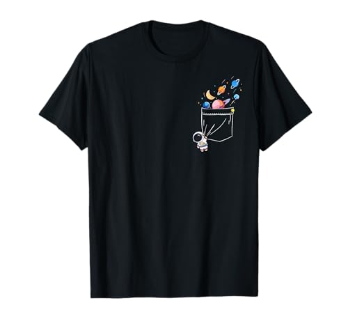 Coole Astronaut Planeten Grafik Weltraum Wissenschaft Jungen Mädchen Kinder T-Shirt von Funny Astronomy Planets Graphic