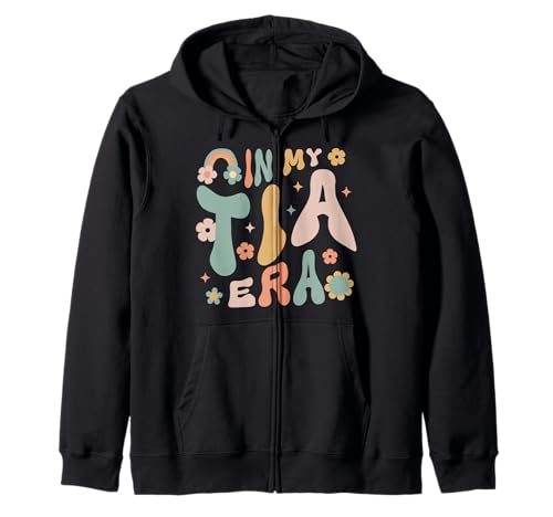 Frauen Teens Aunt In My Tia Era Lustig Cool Auntie Era Club Kapuzenjacke Frauen Teens Aunt In My Tia Era Lustig Cool Auntie Era Club Kapuzenjacke von Funny Aunt I Love My Tia Groovy Husband Mother day