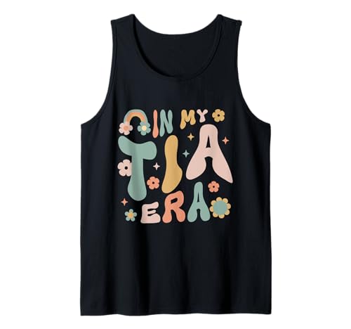 Frauen Teens Aunt In My Tia Era Lustig Cool Auntie Era Club Tank Top Frauen Teens Aunt In My Tia Era Lustig Cool Auntie Era Club Tank Top von Funny Aunt I Love My Tia Groovy Husband Mother day