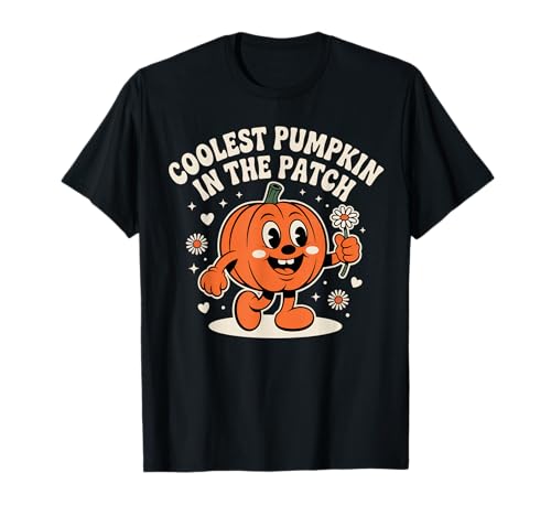 Lustiger Coolest Pumpkin In The Patch Cute Fall Halloween Boo T-Shirt Lustiger Coolest Pumpkin In The Patch Cute Fall Halloween Boo T-Shirt von Funny Autumn Pumpkin Halloween Family Appare