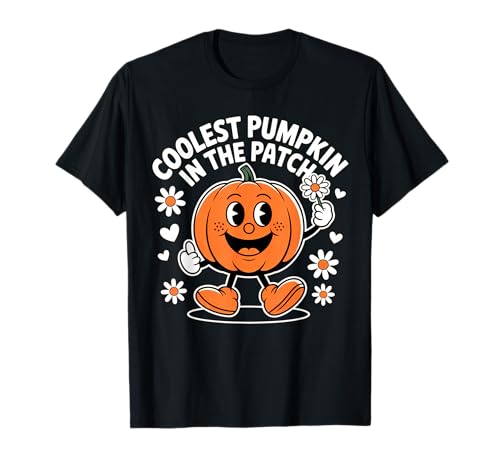 Lustiger Coolest Pumpkin In The Patch Cute Fall Halloween Boo T-Shirt Lustiger Coolest Pumpkin In The Patch Cute Fall Halloween Boo T-Shirt von Funny Autumn Pumpkin Halloween Family Appare