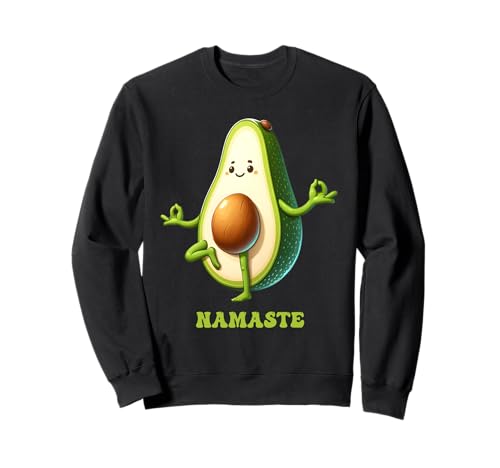 Avocado Namaste Lustiges Yoga-Meditationsmotiv für Herren und Damen Sweatshirt Avocado Namaste Lustiges Yoga-Meditationsmotiv für Herren und Damen Sweatshirt von Funny Avocado in Yoga Namaste Tees