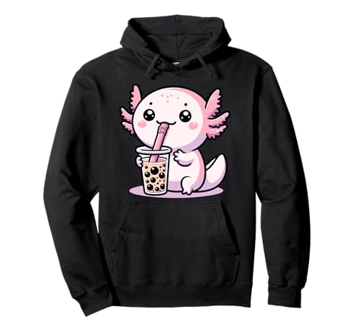 Axolotl Bubble Tea Boba Tea & Cute Anime Kawaii, Mädchen Frauen Pullover Hoodie Axolotl Bubble Tea Boba Tea & Cute Anime Kawaii, Mädchen Frauen Pullover Hoodie von Funny Axolotl Animal Gifts for Kids, Women & Men