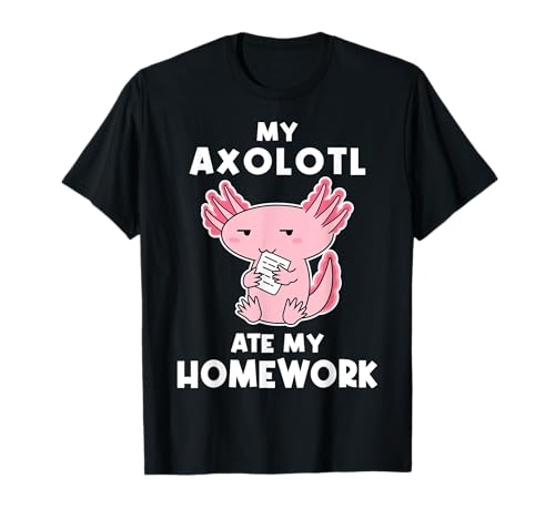 Funny Axolotl Back to School Kids Boys Girls - Niedliches Kawaii Anime Axolotl T-Shirt - Unisex-Jugendliche - Schwarz - S Funny Axolotl Back to School Kids Boys Girls - Niedliches Kawaii Anime Axolotl T-Shirt - Unisex-Jugendliche - Schwarz - S von Funny Axolotl Back to School Kids Boys Girls