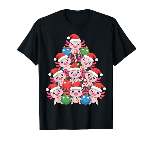 Axolotl Weihnachtsbaum-Liebhaber, niedliche Weihnachtsmann-Grafik für Jungen und Kinder T-Shirt Axolotl Weihnachtsbaum-Liebhaber, niedliche Weihnachtsmann-Grafik für Jungen und Kinder T-Shirt von Funny Axolotl Christmas Ideas