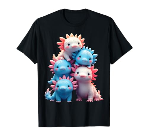 Niedliche Axolotls Liebhaber Mädchen Junge Kinder Lustig Axolotl T-Shirt Niedliche Axolotls Liebhaber Mädchen Junge Kinder Lustig Axolotl T-Shirt von Funny Axolotl Tee For Kids Boys Girls Men & Women.