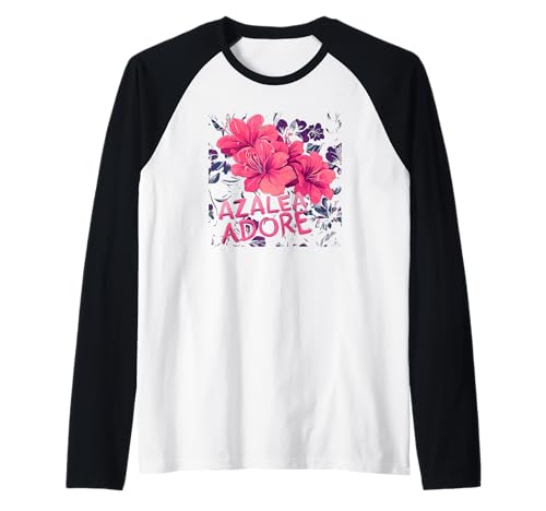 Hübsches Azaleen-Blumen-Outfit für Erwachsene und Kinder Raglan Hübsches Azaleen-Blumen-Outfit für Erwachsene und Kinder Raglan von Funny Azalea Flower