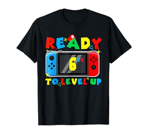 Retro Back to School 6th Ready to Level Up Gamer für Kinder T-Shirt Retro Back to School 6th Ready to Level Up Gamer für Kinder T-Shirt von Funny Back To School 6th Ready To Level Up Game