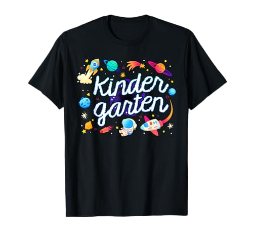 Kindergarten Astronaut Planeten Weltraum Zurück zur Schule Kinder T-Shirt Kindergarten Astronaut Planeten Weltraum Zurück zur Schule Kinder T-Shirt von Funny Back To School Teacher Student Tees