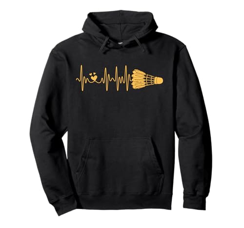 Federball Badminton Herzschlag Herren Damen Kinder Teamspieler Pullover Hoodie Federball Badminton Herzschlag Herren Damen Kinder Teamspieler Pullover Hoodie von Funny Badminton Shuttlecock Accessories Men Women