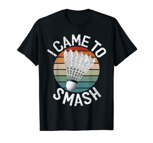 Federball lustiger Spruch I Came To Smash Herren Badminton T-Shirt Federball lustiger Spruch I Came To Smash Herren Badminton T-Shirt von Funny Badminton Tees & Men Shuttlecock Apparels