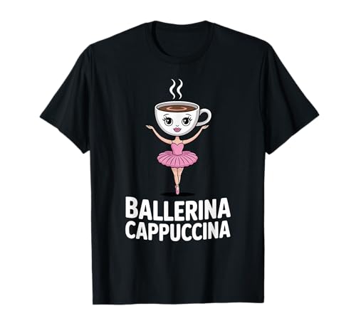 Kinder Meme Italian Brainrot Ballerina Cappuccina T-Shirt Kinder Meme Italian Brainrot Ballerina Cappuccina T-Shirt von Funny Ballerina Cappuccina Italian Brainrot Shirts