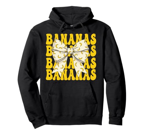 Banana Graphic Fruits Bananas Kokette Schleife Frauen Mädchen Pullover Hoodie Banana Graphic Fruits Bananas Kokette Schleife Frauen Mädchen Pullover Hoodie von Funny Banan Lover Fruit Gifts Men Women Kids