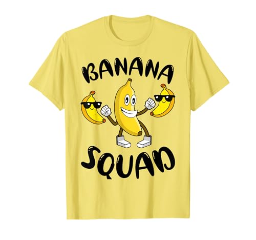 Banana Squad Funny Banana Crew Fruit Lover Team Men Women T-Shirt Banana Squad Funny Banana Crew Fruit Lover Team Men Women T-Shirt von Funny Banana Squad Matching Designs