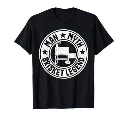 Man Myth Brisket Legend Dad Barbecue Grillen Fleisch Räuchern T-Shirt Man Myth Brisket Legend Dad Barbecue Grillen Fleisch Räuchern T-Shirt von Funny Barbecue & BBQ Meat Smoker Gifts Men