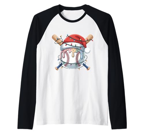 Ice Cream Drip Baseballspieler, Weihnachten, Herren, Jungen, Kinder Raglan Ice Cream Drip Baseballspieler, Weihnachten, Herren, Jungen, Kinder Raglan von Funny Baseball Ice Cream Winter Holiday