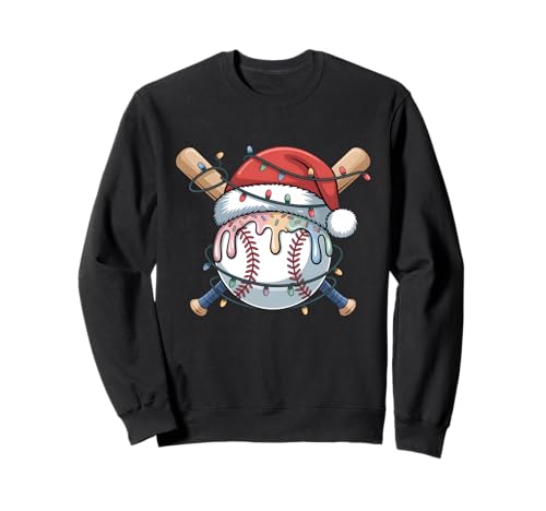 Ice Cream Drip Baseballspieler, Weihnachten, Herren, Jungen, Kinder Sweatshirt Ice Cream Drip Baseballspieler, Weihnachten, Herren, Jungen, Kinder Sweatshirt von Funny Baseball Ice Cream Winter Holiday