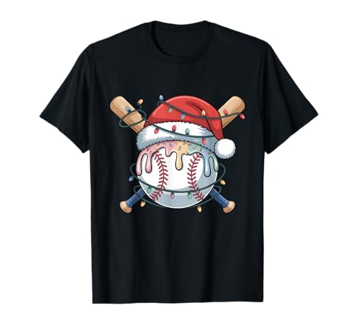 Ice Cream Drip Baseballspieler, Weihnachten, Herren, Jungen, Kinder T-Shirt Ice Cream Drip Baseballspieler, Weihnachten, Herren, Jungen, Kinder T-Shirt von Funny Baseball Ice Cream Winter Holiday