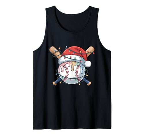 Ice Cream Drip Baseballspieler, Weihnachten, Herren, Jungen, Kinder Tank Top Ice Cream Drip Baseballspieler, Weihnachten, Herren, Jungen, Kinder Tank Top von Funny Baseball Ice Cream Winter Holiday