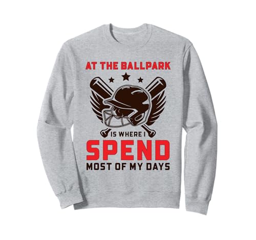 Baseball Softball Mama Ballpark Sweatshirt von Funny Baseball Shirt & Baseball Drip Apparel
