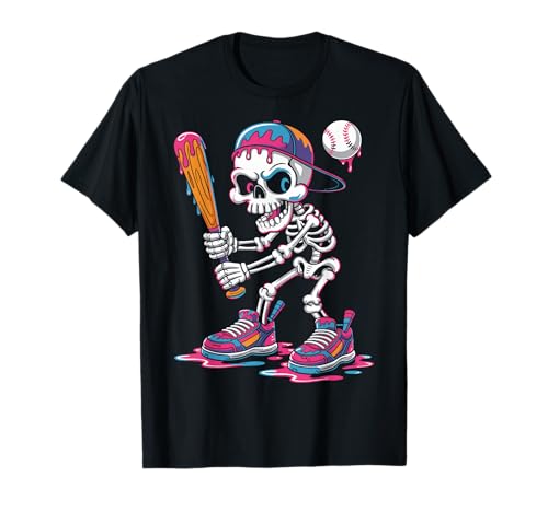 Funny Skeleton Baseball Drip Boys Youth Kids Halloween T-Shirt Funny Skeleton Baseball Drip Boys Youth Kids Halloween T-Shirt von Funny Baseball Skeleton Dripping Apparel