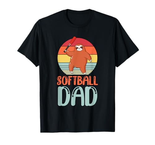Baseball-Softball-Kleidung für Mama und Papa T-Shirt von Funny Baseball Softball sports design