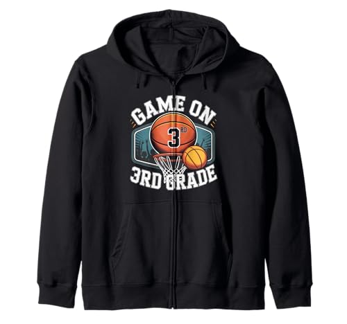 Funny Back to School 3rd Grade Basketball Lover Boys Kid Kapuzenjacke Funny Back to School 3rd Grade Basketball Lover Boys Kid Kapuzenjacke von Funny Basketball Lover Back To School Gifts