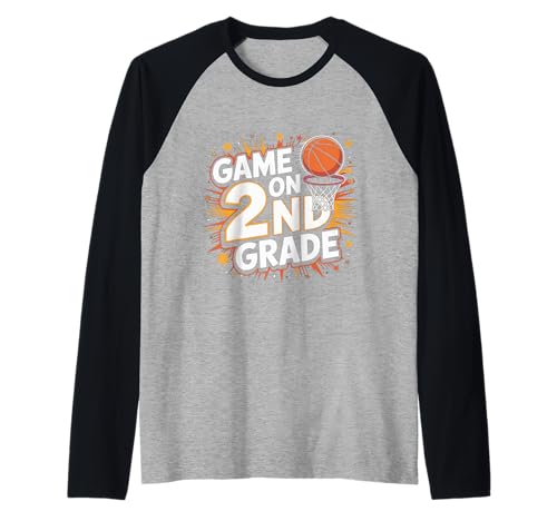 Lustiger Basketball-Liebhaber für Jungen und Kinder zum Schulanfang der 2. Klasse Raglan Lustiger Basketball-Liebhaber für Jungen und Kinder zum Schulanfang der 2. Klasse Raglan von Funny Basketball Lover Back To School Gifts