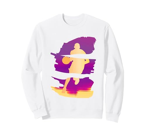 Lustiger Basketball für Kinder Basketballspieler Sweatshirt von Funny Basketball Stuff For Kids