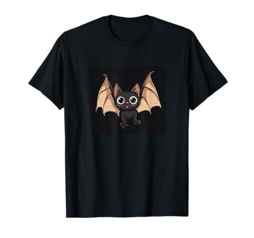 Lustiges Fledermaus-Katzengesichtskostüm für lustige Jungen und Mädchen T-Shirt Lustiges Fledermaus-Katzengesichtskostüm für lustige Jungen und Mädchen T-Shirt von Funny Bat Cat