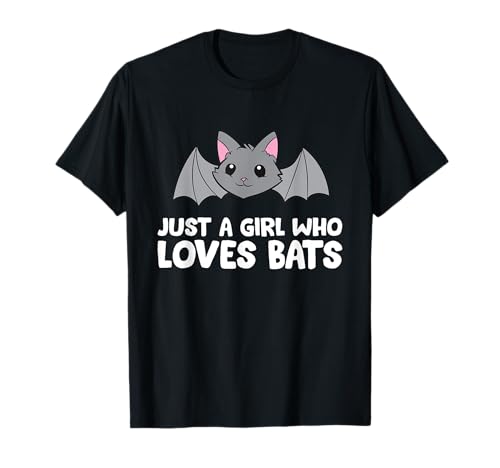 Bat Girl Nur ein Mädchen, das Fledermäuse liebt T-Shirt Bat Girl Nur ein Mädchen, das Fledermäuse liebt T-Shirt von Funny Bat Lover Gifts