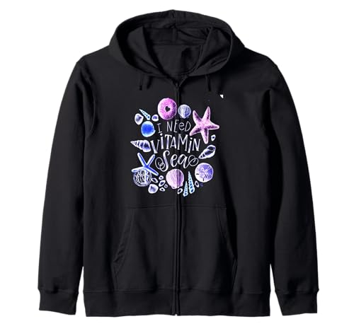 I Need Vitamin Sea Lustiger Seestern für Männer Frauen Kinder Kapuzenjacke I Need Vitamin Sea Lustiger Seestern für Männer Frauen Kinder Kapuzenjacke von Funny Beach Vitamin Sea Vacation Lovers Tees