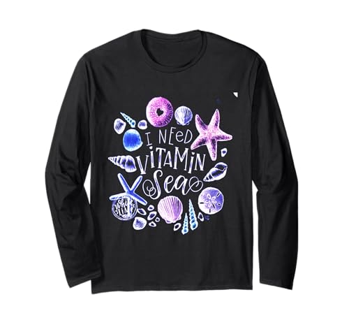 I Need Vitamin Sea Lustiger Seestern für Männer Frauen Kinder Langarmshirt I Need Vitamin Sea Lustiger Seestern für Männer Frauen Kinder Langarmshirt von Funny Beach Vitamin Sea Vacation Lovers Tees