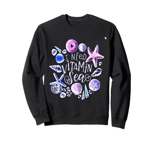 I Need Vitamin Sea Lustiger Seestern für Männer Frauen Kinder Sweatshirt I Need Vitamin Sea Lustiger Seestern für Männer Frauen Kinder Sweatshirt von Funny Beach Vitamin Sea Vacation Lovers Tees