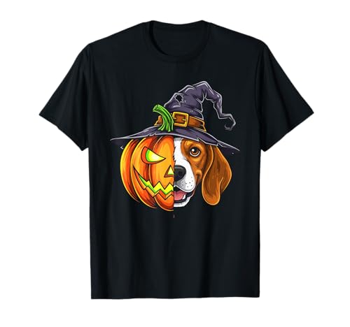Beagle Pumpkin Jack O Laterne Halloween Kinder Herren Damen T-Shirt von Funny Beagle Dog Lovers Halloween Pumpkin Outfits