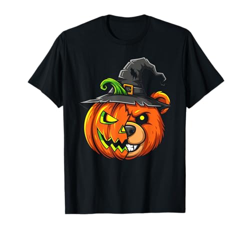 Bear Pumpkin Jack O Laterne Halloween Kinder Herren Damen T-Shirt Bear Pumpkin Jack O Laterne Halloween Kinder Herren Damen T-Shirt von Funny Bear Lovers Halloween Pumpkin Outfits