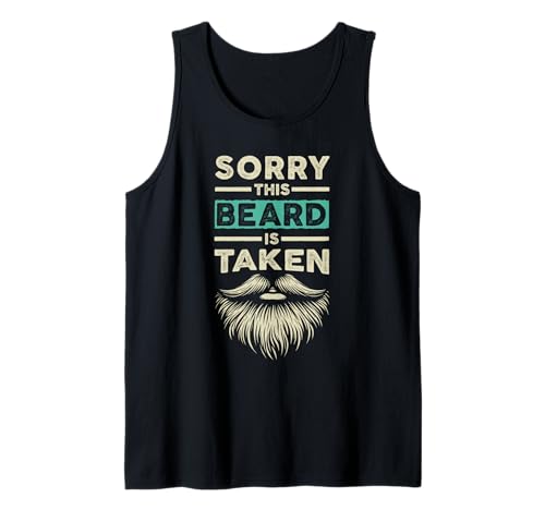 Entschuldigung, Dieser Bart ist genommen, Retro-Freund, lustige bärtige Männer Tank Top Entschuldigung, Dieser Bart ist genommen, Retro-Freund, lustige bärtige Männer Tank Top von Funny Beard Shirts For Men Bearded Gift Tees