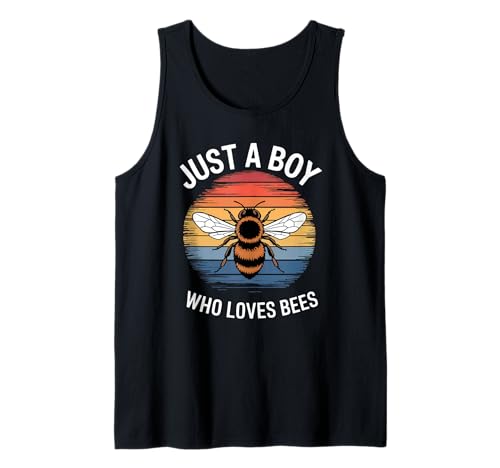 Herren Just A Boy Who Loves Bees Vintage Honey Boys Bee Lover Tank Top Herren Just A Boy Who Loves Bees Vintage Honey Boys Bee Lover Tank Top von Funny Bee Lover Apparel for Men Women