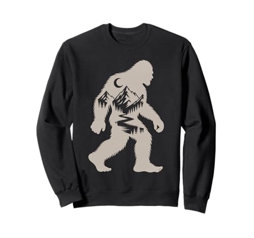 Bigfoot In The Forest Adventure Outdoor-Liebhaber Herren Damen Sweatshirt von Funny Bigfoot, Cool Bigfoot Lovers