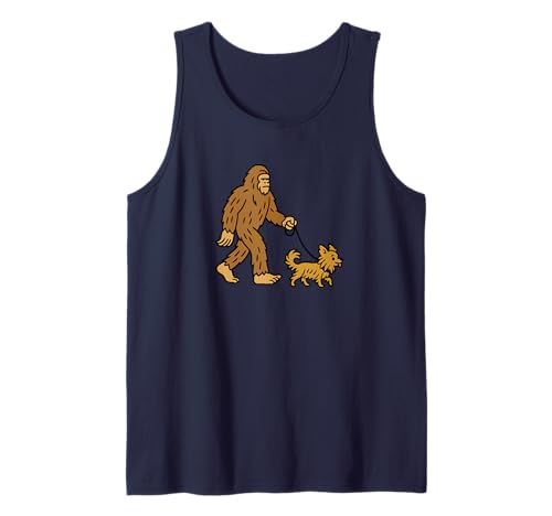 Bigfoot Walking Chihuahua-Hund Papa Mama - Sasquatch Tank Top von Funny Bigfoot Graphic Apparel Men Women Kids by RJ
