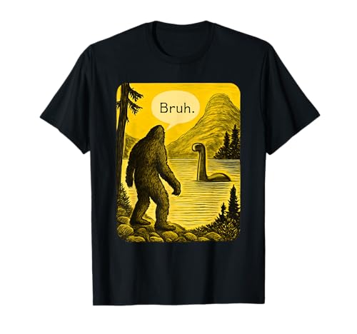 Bigfoot Loch Ness Bruh Funny Saying Sasquatch Men Women Kids T-Shirt Bigfoot Loch Ness Bruh Funny Saying Sasquatch Men Women Kids T-Shirt von Funny Bigfoot Sasquatch Introvert Loch Ness Tee
