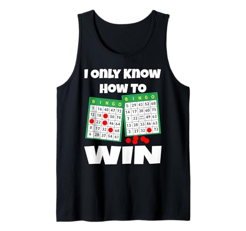 Ich weiß nur, wie Man Funny Bingo Champ Player Card Winner gewinnt Tank Top Ich weiß nur, wie Man Funny Bingo Champ Player Card Winner gewinnt Tank Top von Funny Bingo Player Gifts