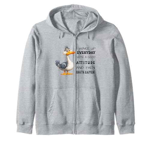 Funny Bird Grumpy Duck Sarcastic Quote Humor Joke Men Women Kapuzenjacke Funny Bird Grumpy Duck Sarcastic Quote Humor Joke Men Women Kapuzenjacke von Funny Bird Grumpy Duck Sarcastic Quote Humor