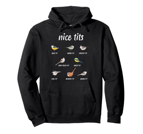 Nice-tits funny bird watching gift Birder Men Dad Pullover Hoodie Nice-tits funny bird watching gift Birder Men Dad Pullover Hoodie von Funny Bird Watching Gifts for Men and Women