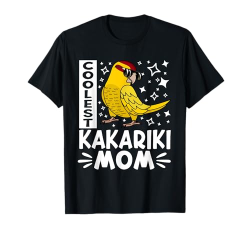 Coolste Kakariki Papagei Mama I Gelb Lutino Kakariki T-Shirt Coolste Kakariki Papagei Mama I Gelb Lutino Kakariki T-Shirt von Funny Birds Gifts for Birders and Bird Breeders
